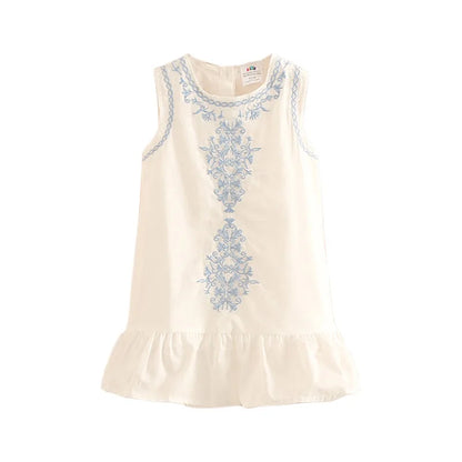 Embroidery Flounce Sundress