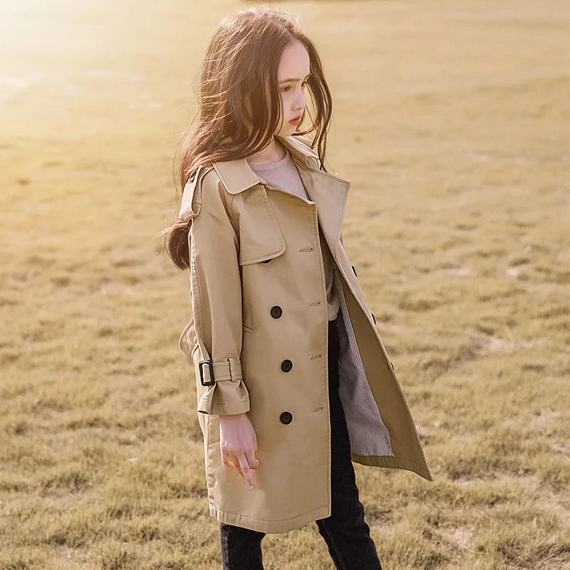 Chic &amp; Classic Long Trench Coat