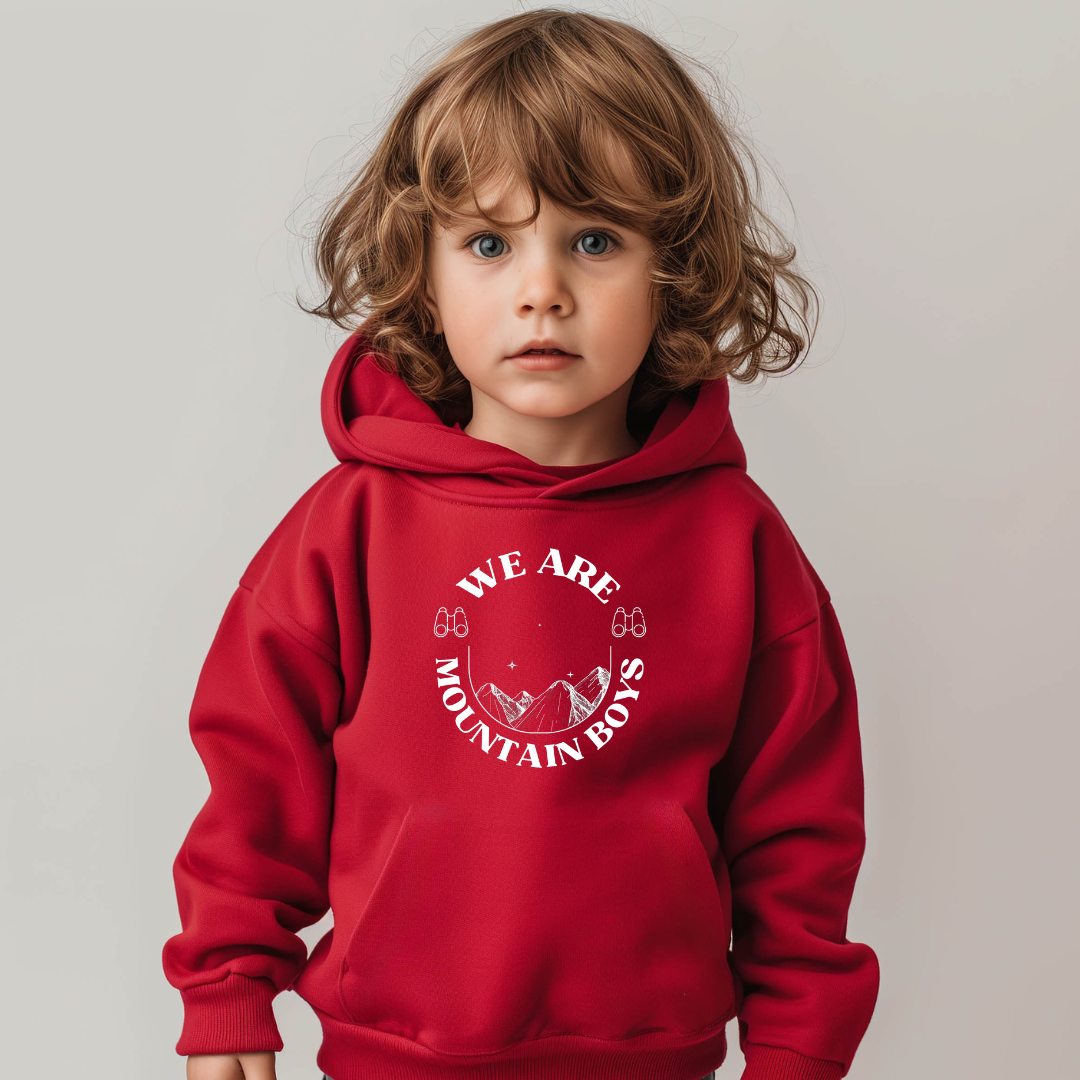 &quot;We Are Mountain Boys&quot; Toddler Hoodie