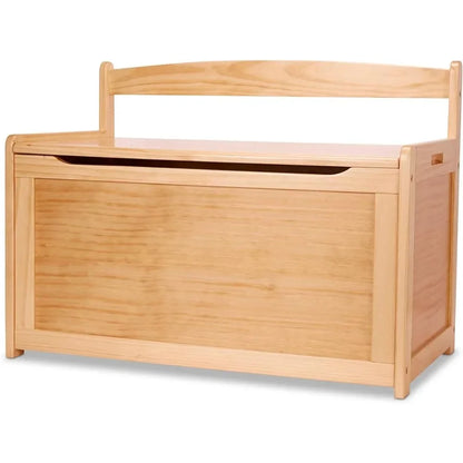 WhimsiChest: Light Wood Toy Box