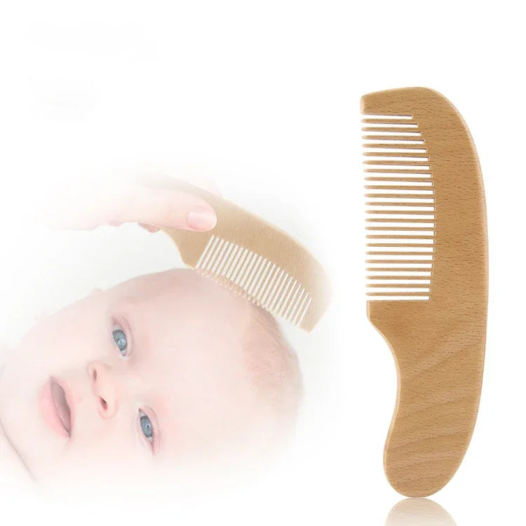 Wooden 3 pcs Brush and Comb Set