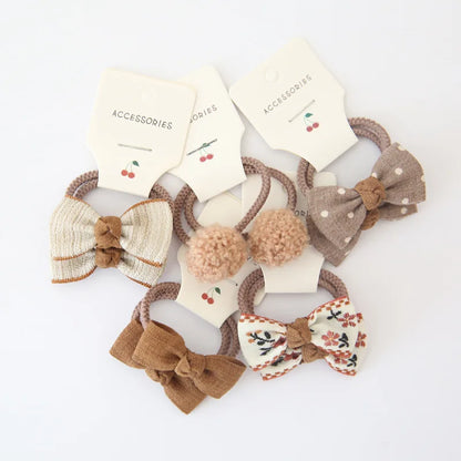 Adorable Charm: Hair Bow Ties