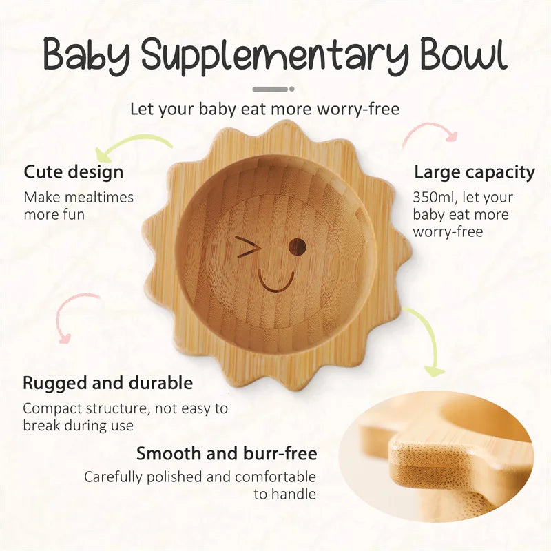 Bamboo Baby 3 Pcs Tableware Set