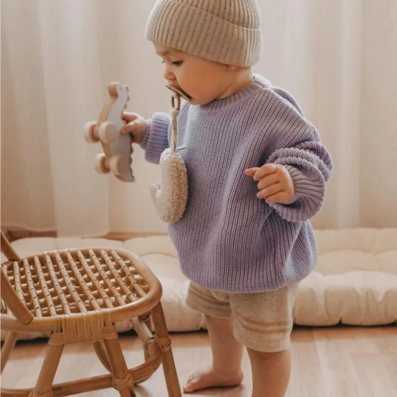 Cozy Knitted Unisex Loose Sweater