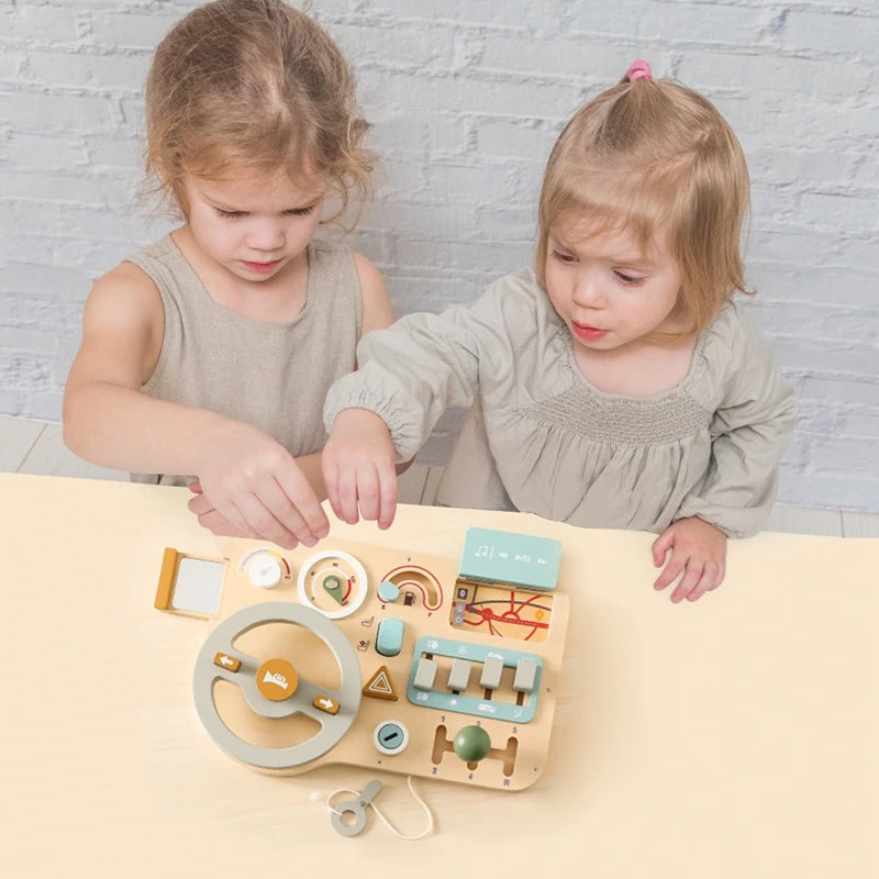 Wooden Wheels: Interactive Car Toy