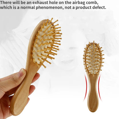 Wooden 3 pcs Brush and Comb Set