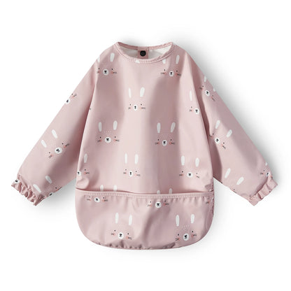 Mess-Free Munchkins: Full Coverage Baby Bib/Smock