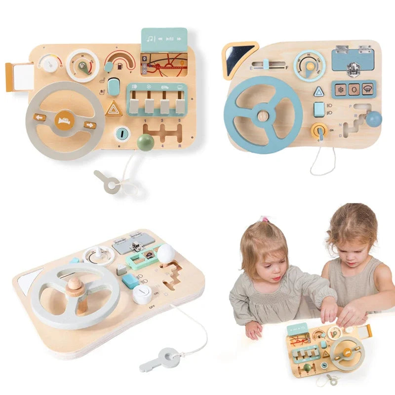 Wooden Wheels: Interactive Car Toy