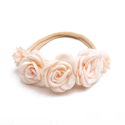 Adorable Trio: Baby Girl Flower Headbands