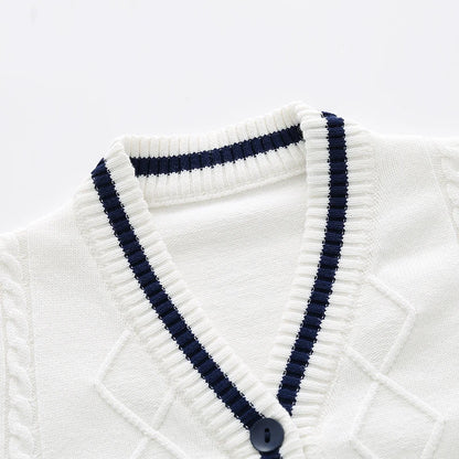 Preppy Knit Cardigan