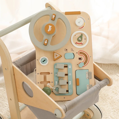 Wooden Wheels: Interactive Car Toy