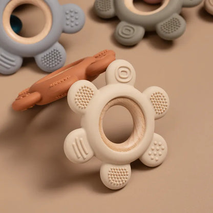 Silicone/Wood Teether