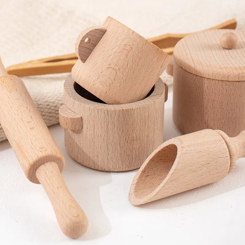 Enlighten &amp; Engage: Simulated Kitchen Wooden Set