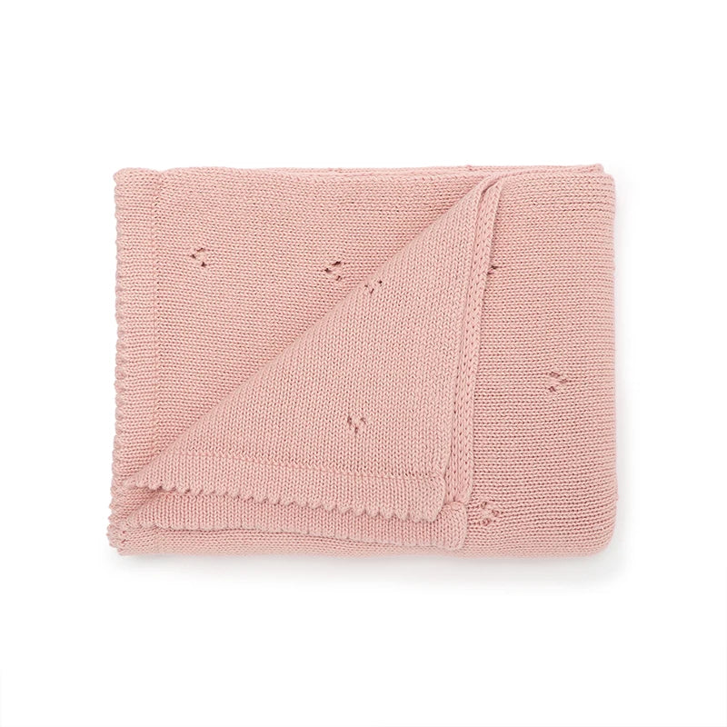 Cotton Soft Knit Throw Blanket