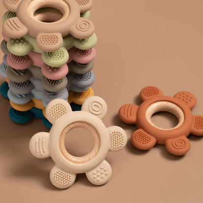 Silicone/Wood Teether