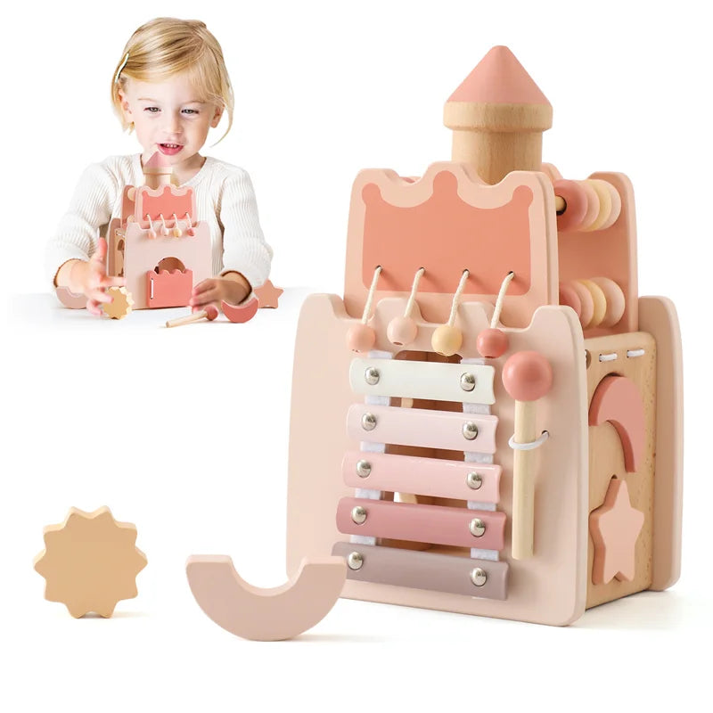 Enchanted Castle: 5-in-1 Multifunctional Montessori Toy