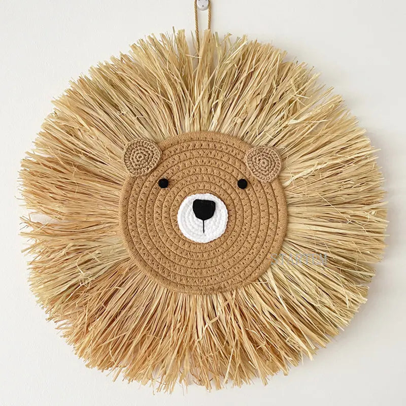 Handmade Bear Wall Decor